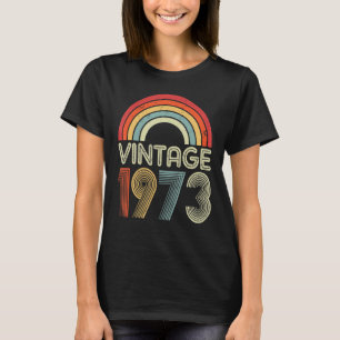 50 Jahre Vintag 1973 50. Geburtstag 8 T-Shirt