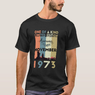 50 Jahre Vintag im November 1973 50. Geburtstag G T-Shirt