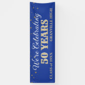 50 Jahre! Wiedersehen-Banner der CUSTOM 8 FT-Klass Banner (Vertikal)