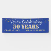 50 Jahre! Wiedersehen-Banner der CUSTOM 8 FT-Klass Banner (Horizontal)