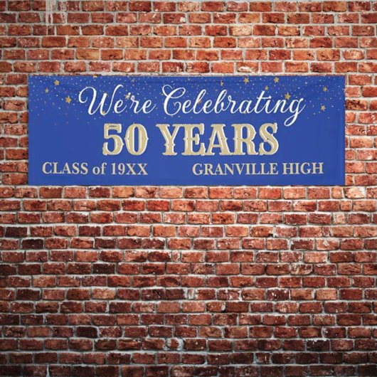 50 Jahre! Wiedersehen-Banner der CUSTOM 8 FT-Klass Banner