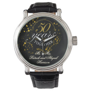 50 Jahre Zusammen Hochzeitsjubiläumsgeschenk Armbanduhr