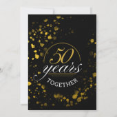 50 Jahre zusammen Silberhochzeit (Rückseite)