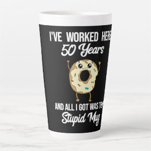 50-Jahres-Arbeitsjubiläums-Dankeschön-Geschenktass Milchtasse
