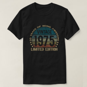 50-Jahres-Geburtstagsdekorationen Männer Gag 50er T-Shirt