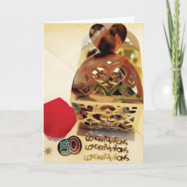 50-Jahres-Jubiläumskarte Karte