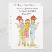 50-Jahres-Klasse-Re-Gewerkschaft Einladung (Vorne/Hinten)