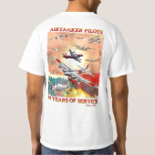 50. Jahrestag Airtanker Piloten T-Shirt (Rückseite)