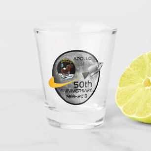 50. Jahrestag Apollo 11 1969 - 2019 Schnapsglas