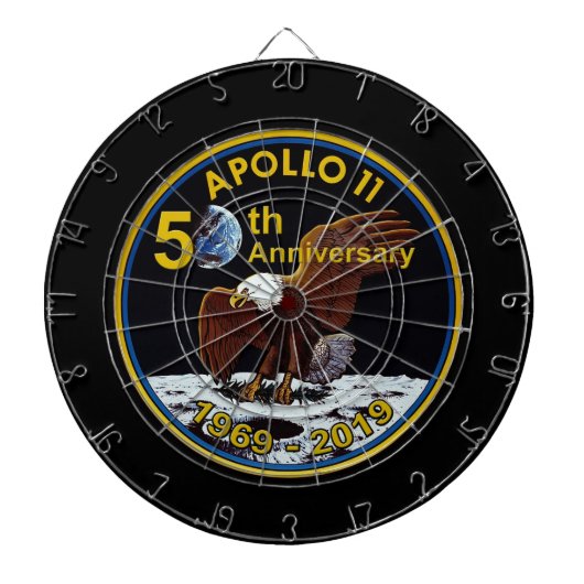 50. Jahrestag Apollo 11 Dartscheibe (vorne)