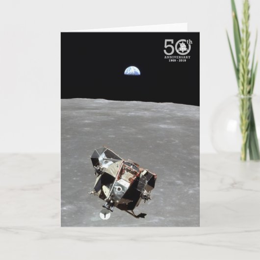 50. Jahrestag, Auftrag-Mond-Landung Apollo 11: Karte (Vorderseite)
