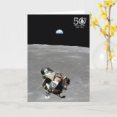 50. Jahrestag, Auftrag-Mond-Landung Apollo 11: Karte (Gelbe Blume)