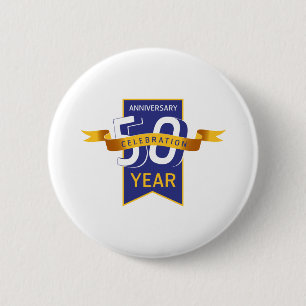 50. Jahrestag Button