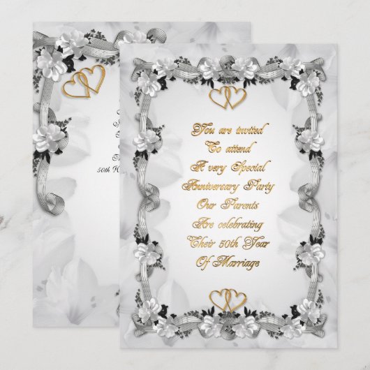 50. Jahrestag der Einladung der Eltern (Vorne/Hinten)