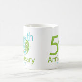 50. Jahrestag der Erde Kaffeetasse (Mittel)
