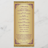 50. Jahrestag der Hochzeit - Erneuerungsprogramm Programm (Rückseite)