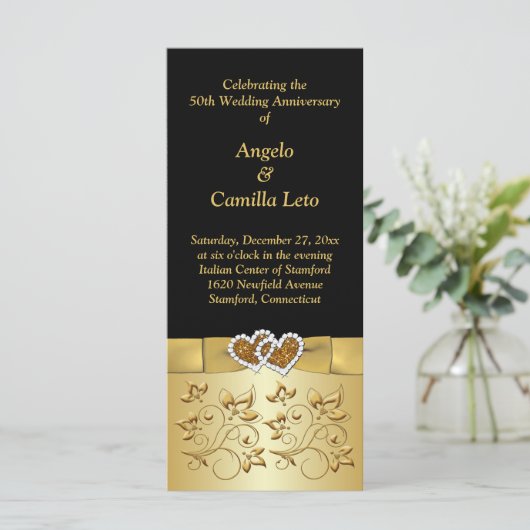 50. Jahrestag der Hochzeit - Erneuerungsprogramm Programm (Stehend Vorderseite)