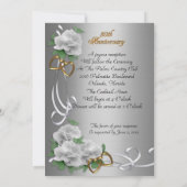 50. Jahrestag der Hochzeit Gelöbnis Verlängerung d Einladung (Rückseite)