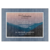 50. Jahrestag der Ordination Glückwunsch Schneidebrett (Vorderseite)