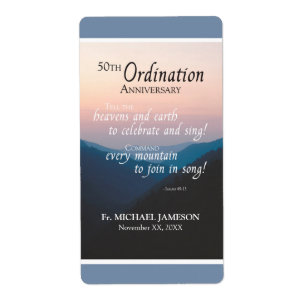 50. Jahrestag der Ordination Herzlichen Glückwunsc