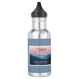 50. Jahrestag der Ordination Herzlichen Glückwunsc Edelstahlflasche