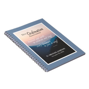 50. Jahrestag der Ordination Herzlichen Glückwunsc Notizblock