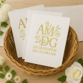 50. Jahrestag der Priesterberaumung - AMDG Karte