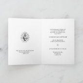 50. Jahrestag der Priesterordinierung Agnus Dei Karte (Innenseite)