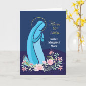 50. Jahrestag des religiösen Lebens an Nun Karte (Gelbe Blume)