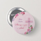 50. Jahrestag des religiösen Lebens katholische Nu Button (Vorne & Hinten)