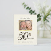 50. Jahrestag - Einladungen zum zeitgenössischen F (Stehend Vorderseite)