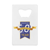 50. Jahrestag Geldbeutel Flaschenöffner (Rückseite)