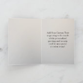 50. Jahrestag | Gold Script Karte (Innenseite)