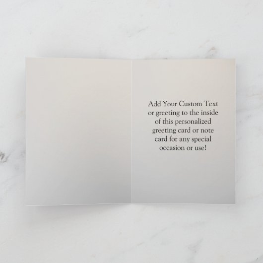 50. Jahrestag | Gold Script Karte (Innenseite)