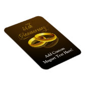 50. Jahrestag | Gold Script Magnet (Rechte Seite)