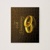 50. Jahrestag | Gold Script Puzzle (Vertikal)