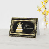 50. Jahrestag Herzlichen Glückwunsch Karte (Gelbe Blume)