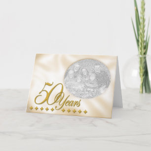 50. Jahrestag Karte