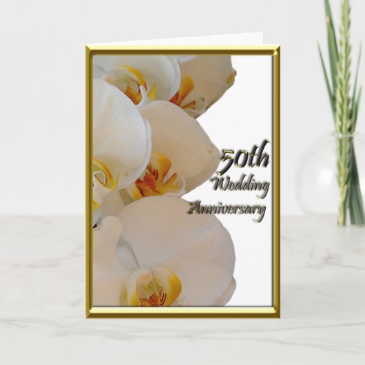 50. Jahrestag (leer) Karte (Vorderseite)