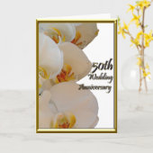 50. Jahrestag (leer) Karte (Gelbe Blume)