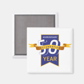 50. Jahrestag Magnet (Vorderseite/Rückseite)