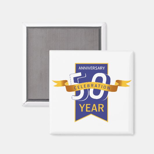 50. Jahrestag Magnet (Vorderseite/Rückseite)