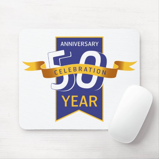 50. Jahrestag Mousepad (Mit Mouse)