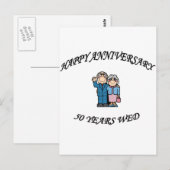 50. JAHRESTAG POSTKARTE (Vorne/Hinten)