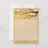 50. JahrestagLovebirds danken Ihnen Dankeskarte (Rückseite)