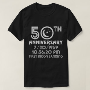 50. Jahrestags-erste Mond-Landung 1969 - 2019 T-Shirt