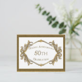50. Jahrestags-Feier Einladung (Stehend Vorderseite)