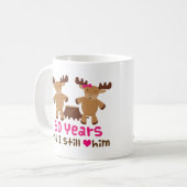50. Jahrestags-Geschenk für sie Kaffeetasse (Vorderseite Links)