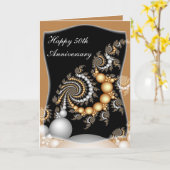 50. Jahrestags-Karte Karte (Gelbe Blume)