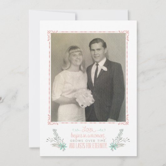 50. Jahrestags-Party Einladungen (Rückseite)